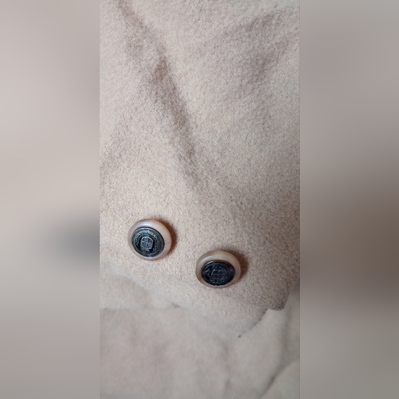 Elegant Tan Cashmere And Wool Women's Blazer SZ 12 - Picture 6 of 8